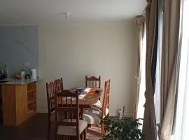 Cabaña con vista al mar