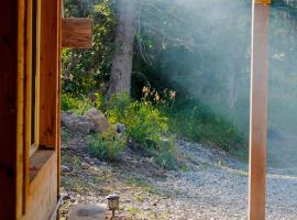 Cozy Nature Retreat Cabin with Fireplace: Midway şehrinde bir otel