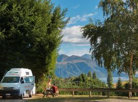 Mt Aspiring Holiday Park, glamping site in Wanaka