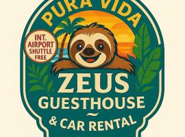 Zeus Guest house & Car Rental Free SJO Airport Shuttle-NATIONWIDE PRÍVATE SHUTTLE SERVICE、La Garitaのゲストハウス