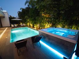 TG NEW Luxury Private Resort & SPA Villas - Heated Salty Swimming Pool, Outdoor Jacuzzi, Sauna, Exotic Garden, villa in Limasol