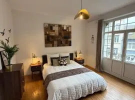 Chambre Le Phare - Villa Les Embruns - à 5min à pied de Nausicaa, plage, centre Ville - Côte d'Opale