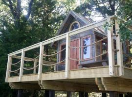 Texas Safari Camp Hummingbird Tree House, hotel v destinaci Frog