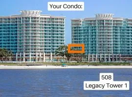 Spacious Beachview End Unit in Legacy Tower 1-508 - 3 bedroom 3 bath condo