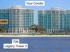 Beachview Condo at Legacy Tower 2 -708 - fully furnished 2 bedroom 2 bathroom
