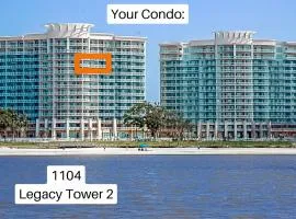 Beachview Condo at Legacy Tower 2 -1104 - fully furnished 2 bedroom 2 bath