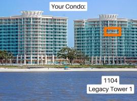 Beachview Condo in Legacy Tower 1 -1104 - fully furnished 2 bedroom 2 bath, khách sạn ở Gulfport