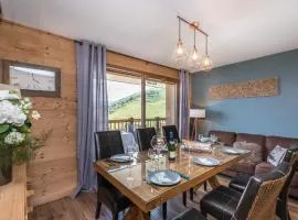 Bel appartement sur les pistes avec balcon et parking couvert - FR-1-416-175