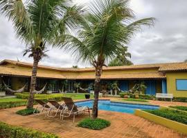 Belíssima casa de campo para locação temporária em Indaiatuba、インダイアトゥーバのホテル