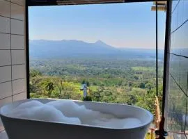Hygge House with a view of the Arenal Volcano and the San Carlos Plain