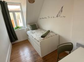 Chambre La Brise - Villa Les Embruns, ville et mer, hotel in Boulogne-sur-Mer