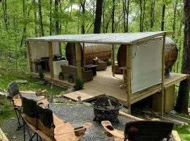 Canopy Treehouse - Glamp Design with Amazing Views, Wildwood, GA