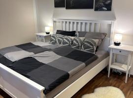 Moderne Ferienwohnung mit Fachwerkcharme、Badbergenのホテル