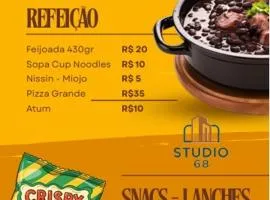 Flat funcional mobiliado com cozinha e WC privativo apt104