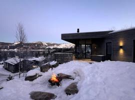 Delikat, moderne og komfortabel hytte med panoramautsikt over Nisser, hotel en Fjone