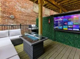 Mass Ave Retreat with Big Patio and Free Parking