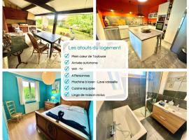 " Parenthèse Muretaine " Terrasse - 8 Pers - Wifi, hotel en Muret