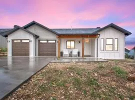 Stunner with Lake Mountain Views and Private Hot Tub