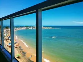 Apartamento Pé na Areia com Vista Deslumbrante do Mar
