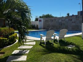 Departamento equipado muy cerca de Playa, goedkoop hotel in Manzanillo