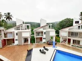 Assagao Valley View 1BHK Retreat with Pool, Free Wi-Fi & Parking