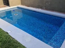 House with a private heated pool