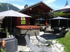 Spacious chalet with garden
