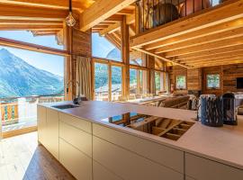 Chalet Wooden Pearl - Ultimate Luxury & Privacy!, hotel v destinaci Saas-Fee