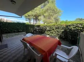 Terraced house with pool and garden