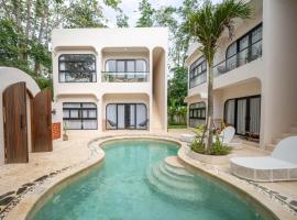 Stylish 1BR near Bingin Beach - Uluwatu Center、ウルワツのアパートメント