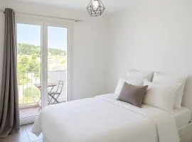 One-bedroom apartment, residence in Fabrégas, Beachfront