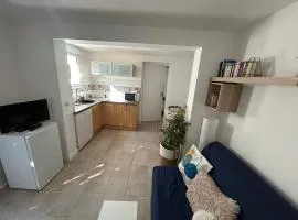 Two rooms with 30 m2 garden in villa