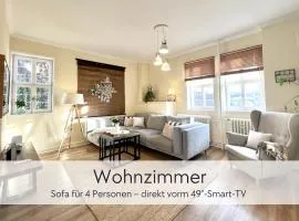 GRÄFIN ANNA - Design-Apartment mit 2 Schlafzimmer - in der historischen Hinterburg Schlitz - mit Aufzug, Parkplatz & Garten - Hunde willkommen