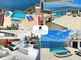 Villa Vista Oceanfront 4BR - Infinity Pool - Views, villa in Enighed