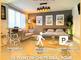 Escapade à Moulins, Studio élégant Rez-de-Chaussée et Parking gratuit