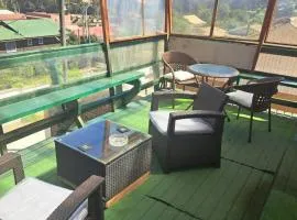 Cabaña recinto Super vista, WIFI con terraza2