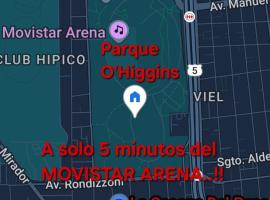 MOVISTAR ARENA Alojate aquí a 1 cuadra, hotel in Santiago