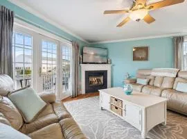 Ocean Hideaway Rooftop Deck Fireplace