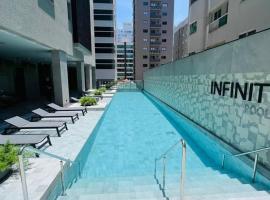 Flat Infinity 1504 Vista Mar, hotel em Itapema