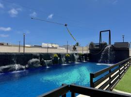 Depa en Cerritos cerca de la Playa con Grandes Amenidades, hôtel à Mazatlán