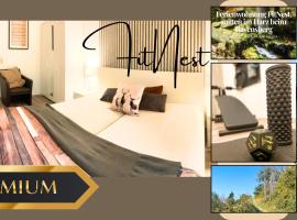 FitNest, im Harz, Sauna, Bad Sachsa beim Ravensberg، فندق في باد ساخسا