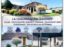 La Chaumière des 2 Cygnes-SPA- WIFI-Parking-Calme