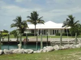 Green House with Dock in West End Bahamas Old Bahama Day