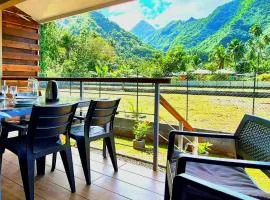 Studio Evasion - climatisé - vue mer et montagnes - canoes et paddle offerts ! Teahupo'o Lodge Tahiti