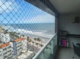 Apartamento em Mongaguá, Frente ao Mar