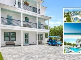 Azure! Sleeps 22! Golf Cart! Beach Access! Pool
