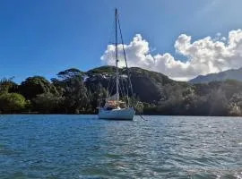 Nuit insolite sur voilier avec vue mer