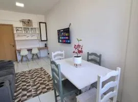 Flat quarto e sala completo