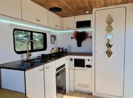 Static camper with sea view