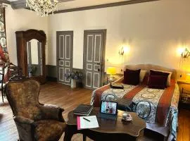 Halte pro ou romantique au Chateau isigny, salon particulier & confort au coin du feu